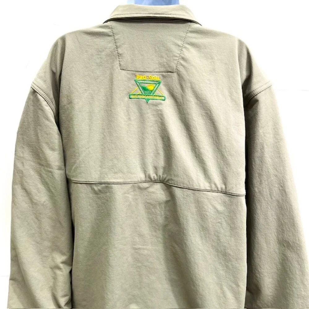 VTG Carhartt XL Rain Defender Jacket Super Dux  Relaxed Light Gray3rd Party( 92) - Picture 3 of 7